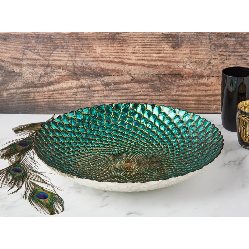 The DRH Collection Peacock Decorative Bowl & Reviews Wayfair.co.uk